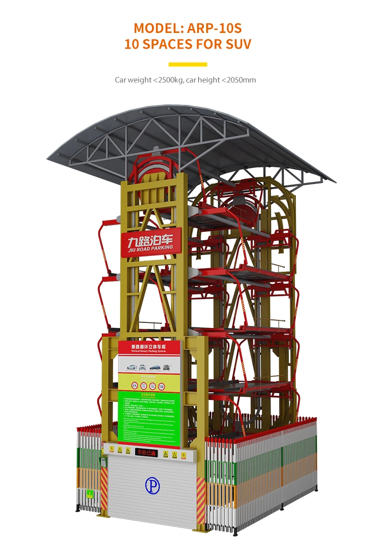 Multi Levels Independent Type Automated Parking Garage System