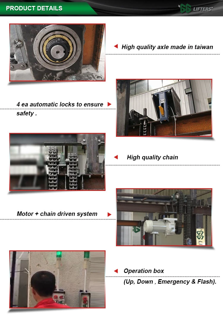 CE Automatic Underground Car Parking Lift Pit Car elevator lift parking system