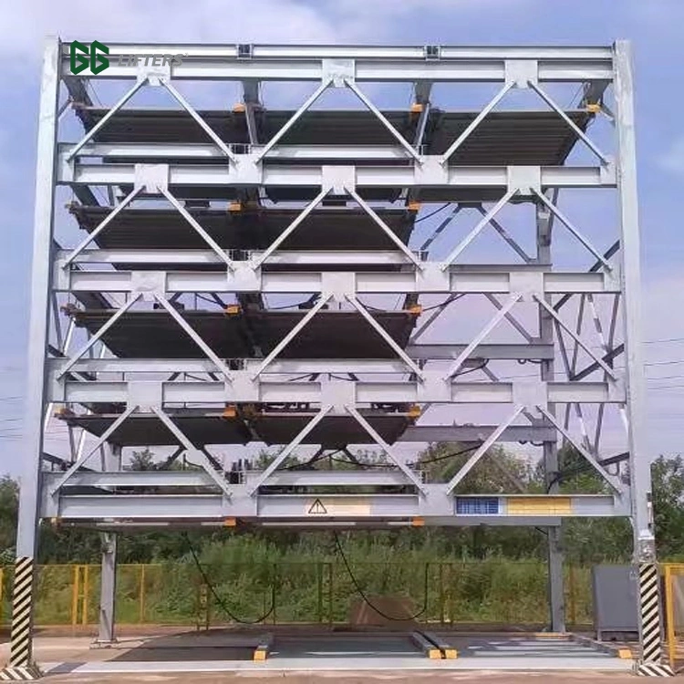 Multi Level Lift-Sliding Automated Puzzle Car Parking System