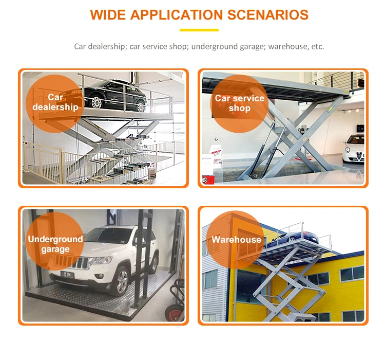 Hydraulic Auto Scissor Type Car Parking Lift