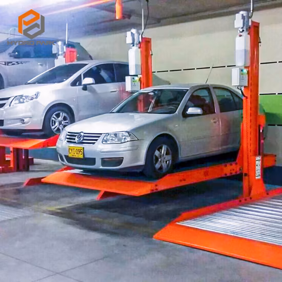 CE TUV Eac 2단계 기계식 주차 2포스트 주차 리프트